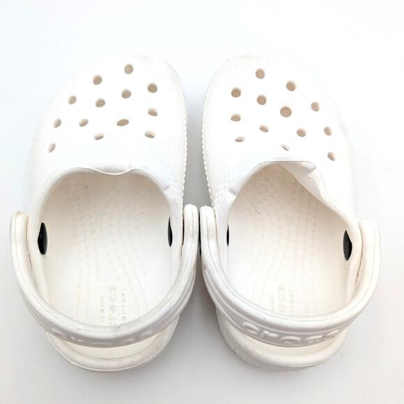 Crocs Baya Unisex Kids Slip-On Clogs Slippers Lightweight White Size US5C - Picture 5 of 9